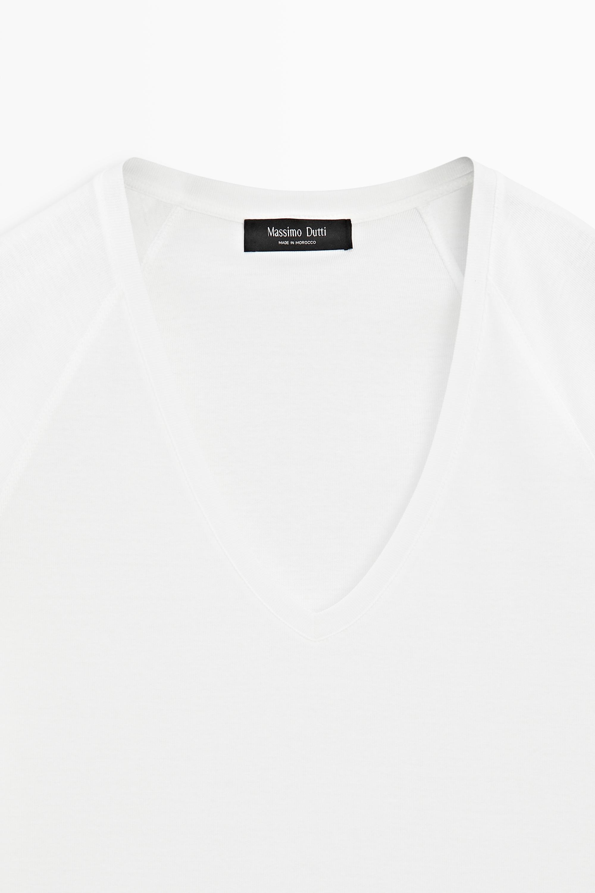 100% mercerised cotton T-shirt